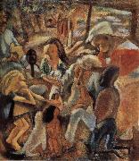 Jules Pascin People oil on canvas